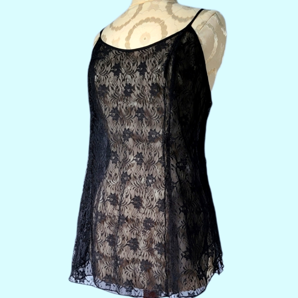 Vintage Victoria's Secret Gold Label Lace Slip Dress